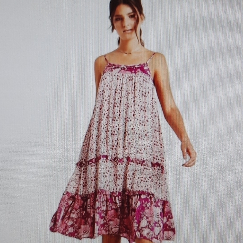 Spell and the Gypsy Winona Strappy Dress Berry xxs
